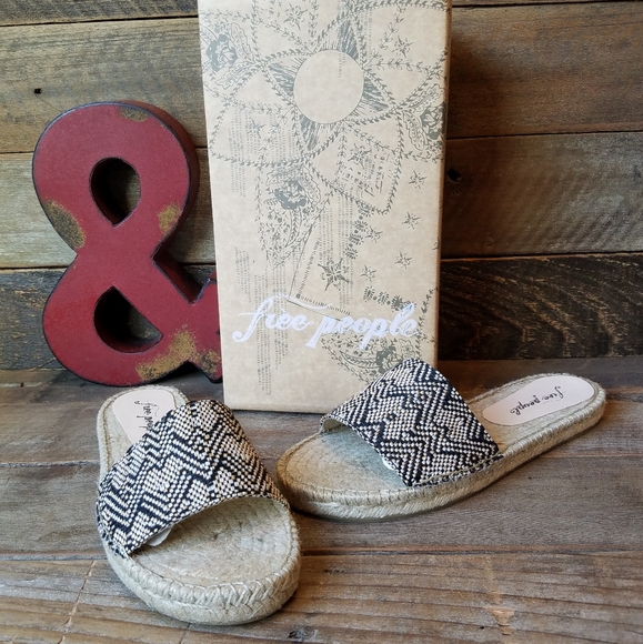 NIB NWT FREE PEOPLE Beachfront Espadrille Sandal - Picture 5 of 16